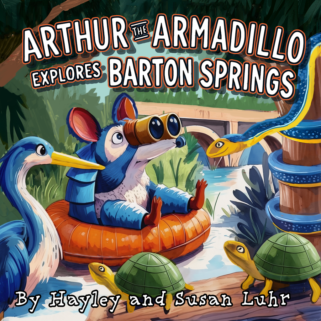 Arthur the Armadillo Explores Barton Springs