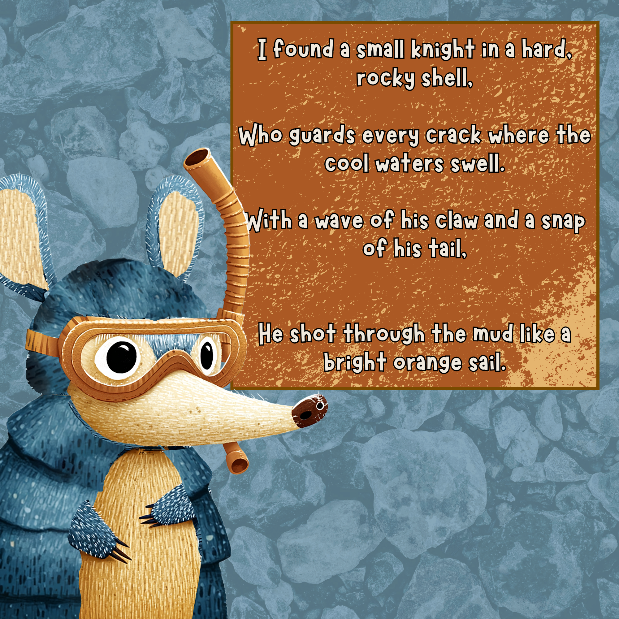 Arthur the Armadillo Explores Barton Springs